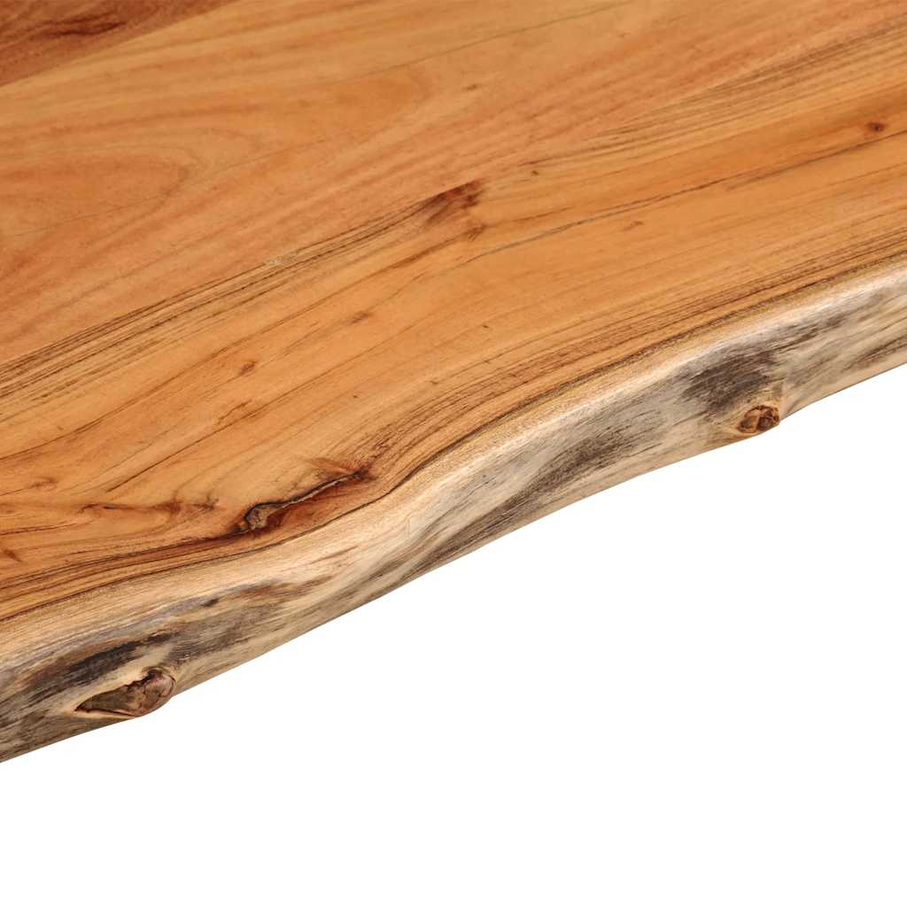Vidaxl Blat Do Stołu, 80X60X2,5 Cm, Drewno Akacjowe, Naturalna Krawędź