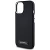 Karl Lagerfeld FW Metal Plate MagSafe Case for iPhone 15 Black