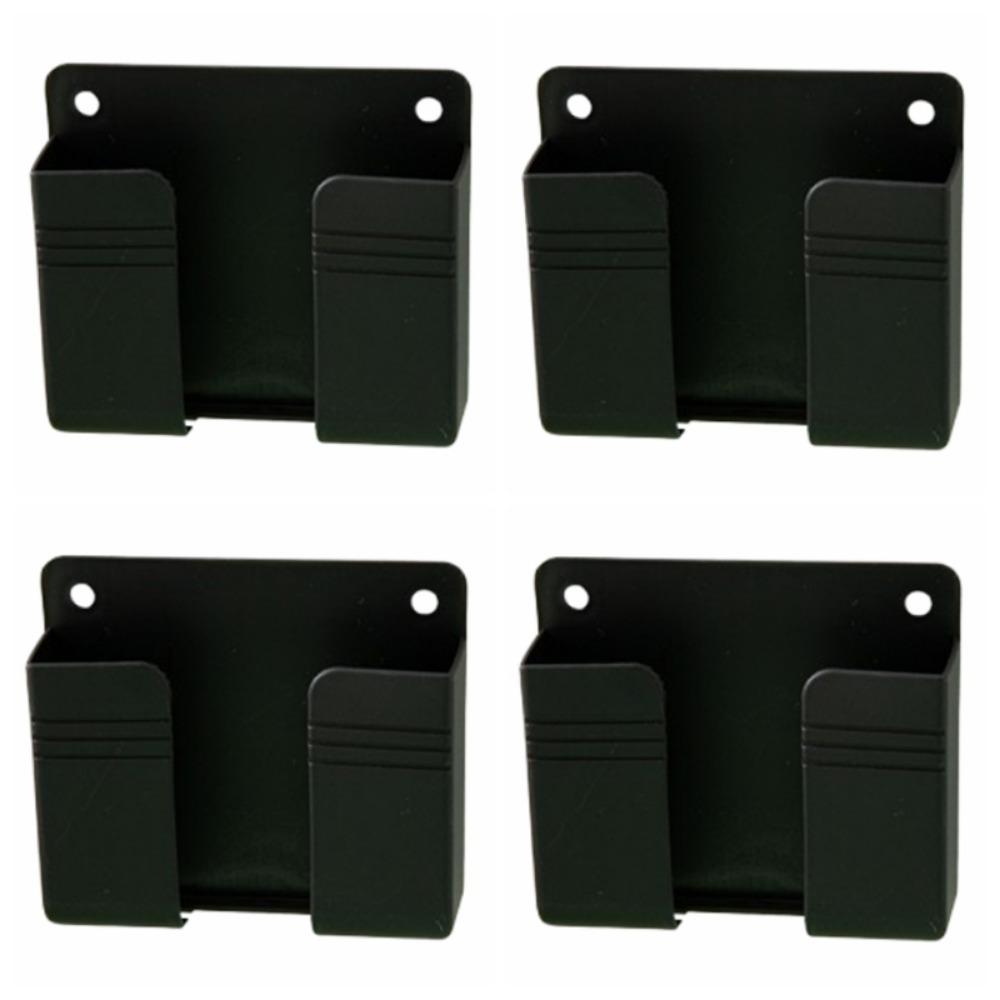 4Pcs Punch Free Remote Control Storage Rack Plastic Charging Phone Stand  Office