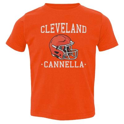 Cannella Helmet Design - Cleveland Tight End Fans Toddler T-Shirt Unisex T-Shirt