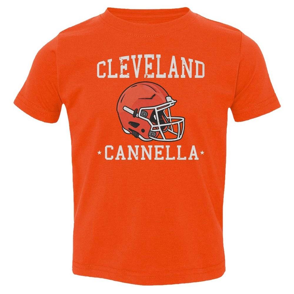 Cannella Helmet Design - Cleveland Tight End Fans Toddler T-Shirt Unisex T-Shirt XXXXL
