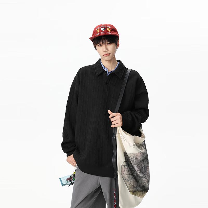 

TOM ADAM American Style Solid Hooded Zip Sweatshirt 6XL