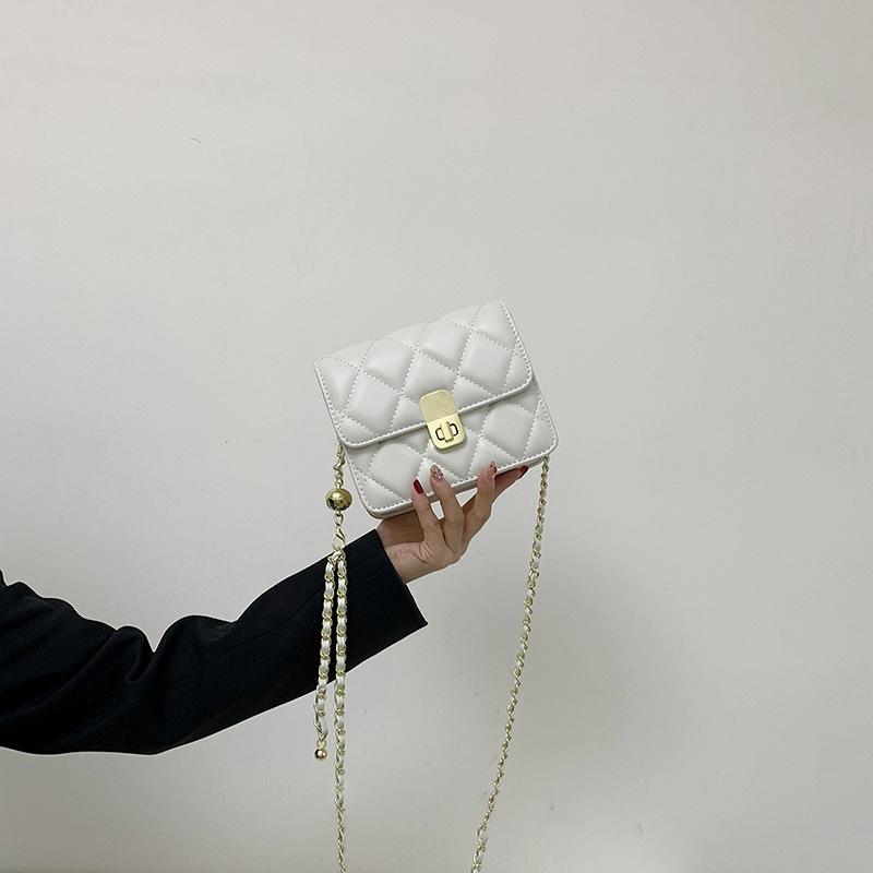 Bag autumn and winter new messenger bag women's bag chain small bag high-end mini rhombus small square bag luggage