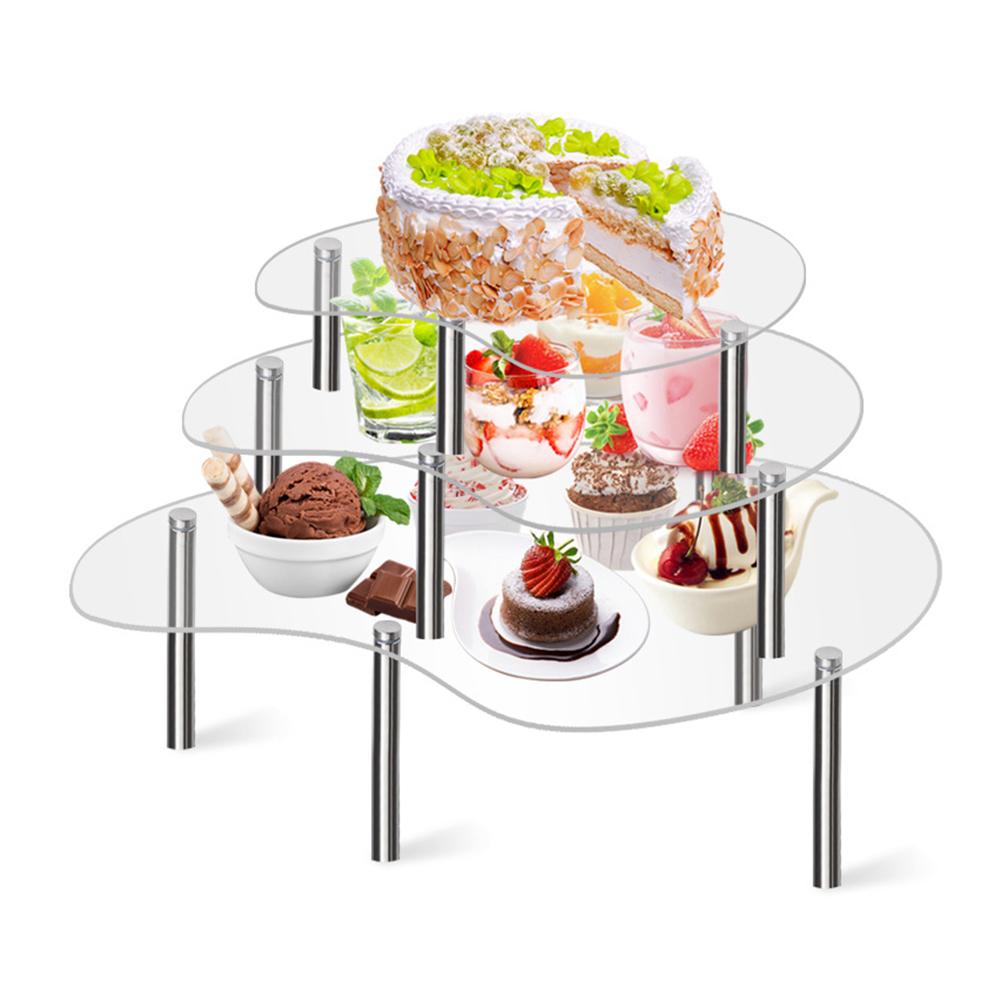 Cupcake Display Stand Handmade Display Shelf Birthday Unique Design High-quality Acrylic Long-lasting Durability M