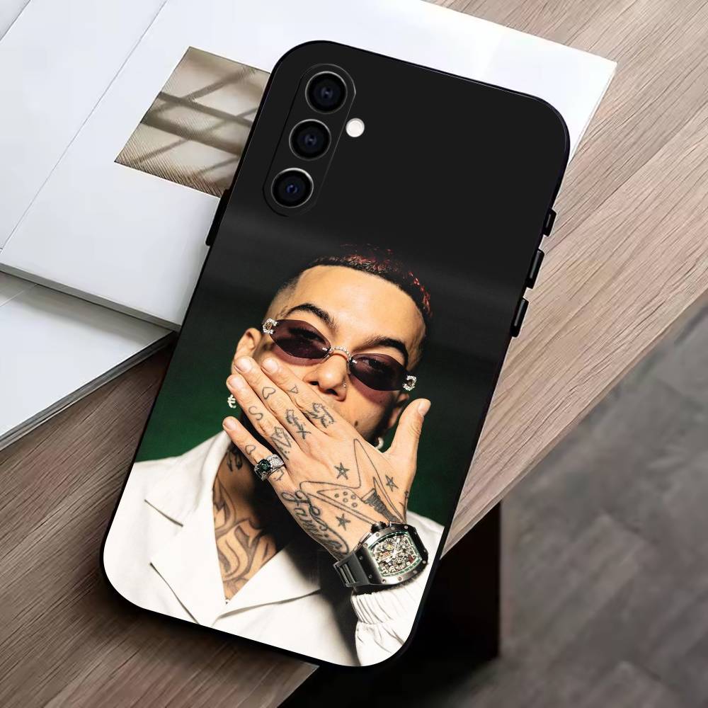 Singer Sfera E-Ebbasta Phone Case For Samsung Galaxy A73,A72,A71,A70,A53,A52,A51,Soft Silicone Black Cover Samsung a31