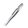 Stainless Steel Eyebrow Tweezers Precise Beard And Sideburn Trimming Gentle On Skin Light Round Head