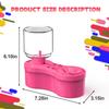 New Paint Brush Cleaner With Drain Button Automatic Water Circulation Paint Brush Cleaning Machine Cleaning Bucket Art Tools