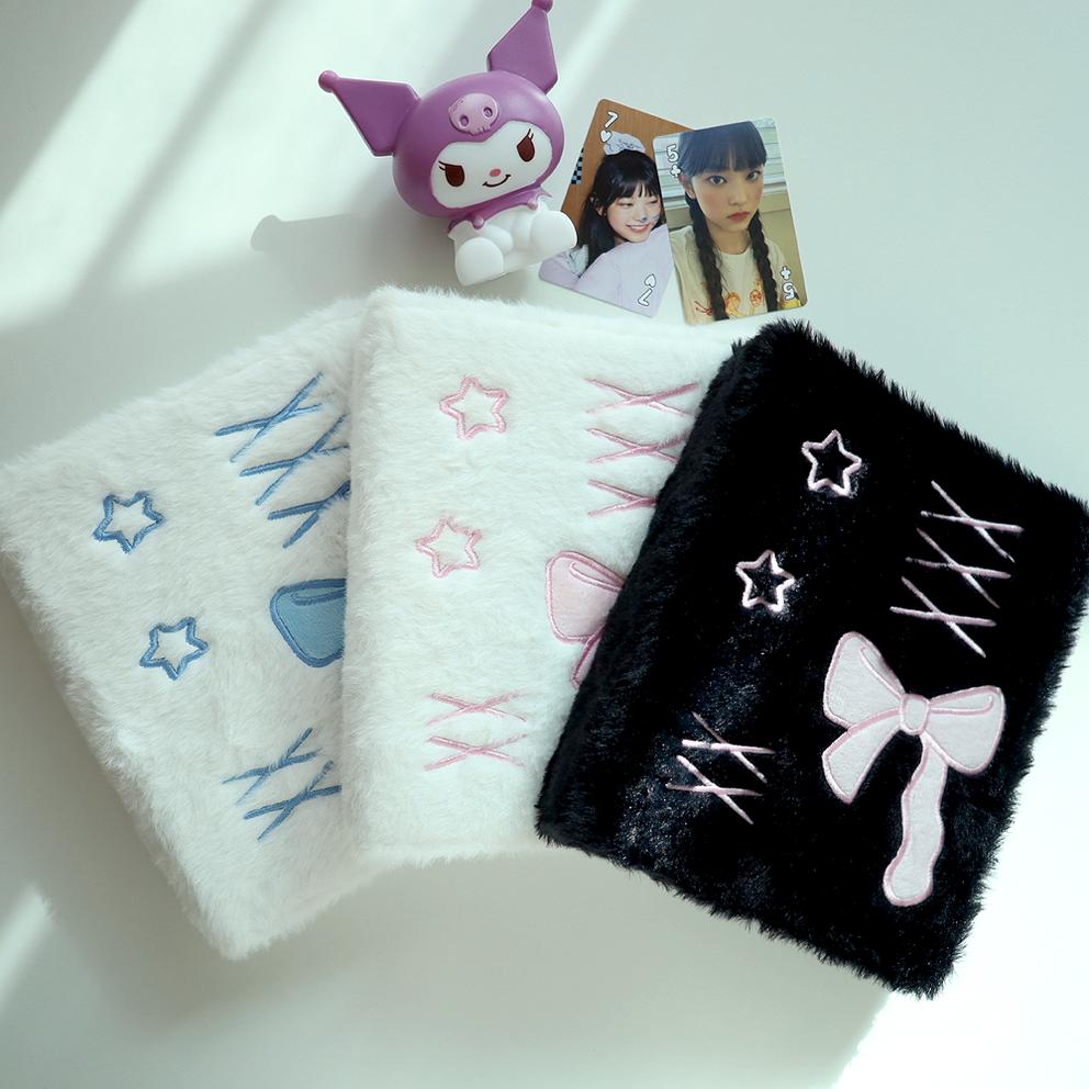 Bom Bom A5 6-hole fur photo binder album