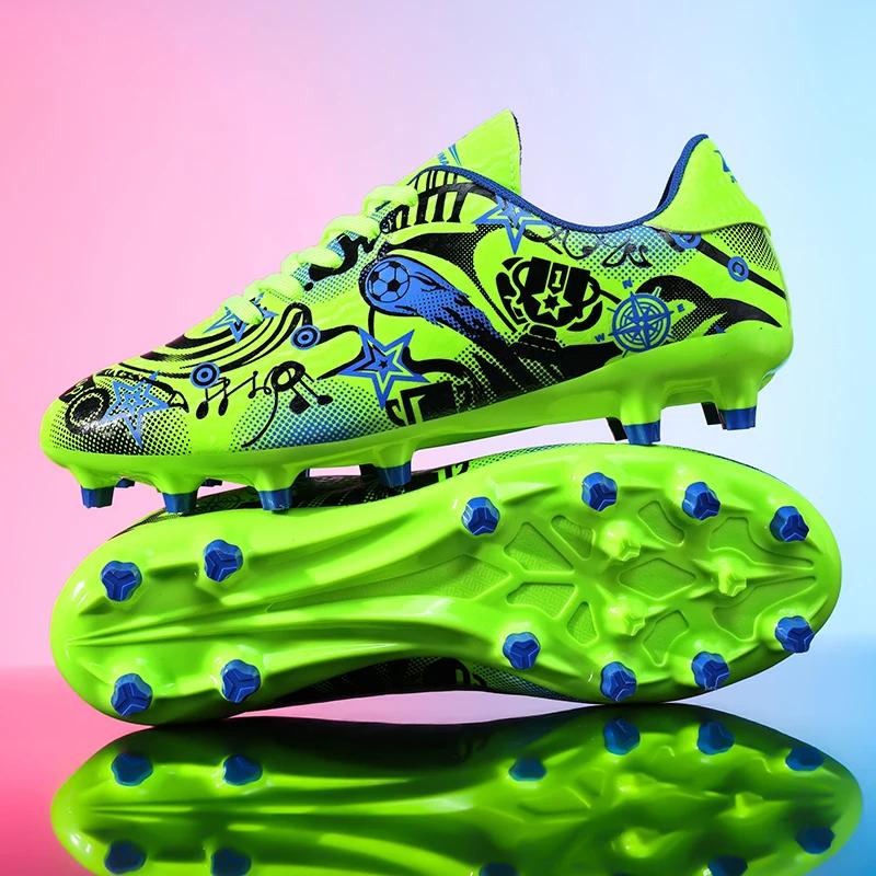 Nowe męskie buty piłkarskie Dziecięce Oryginalne buty piłkarskie Halowe Profesjonalne buty na boisko piłkarskie Korki do gry w klubie TF/AG Antypoślizgowe Trampki