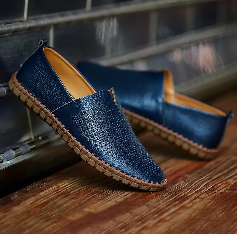 Fashion Plus Size Men Shoes Handmade Casual Loafers 38-50 Casual Shoes New Summer Pu Loafers Men Zapatos De Hombre