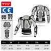 Motowolf Motorradjacke Herren Damen Protektorenjacke Motorrad Körper Schutz Motocross Jacke CE Zertifiziert Fahr Schutzkleidung