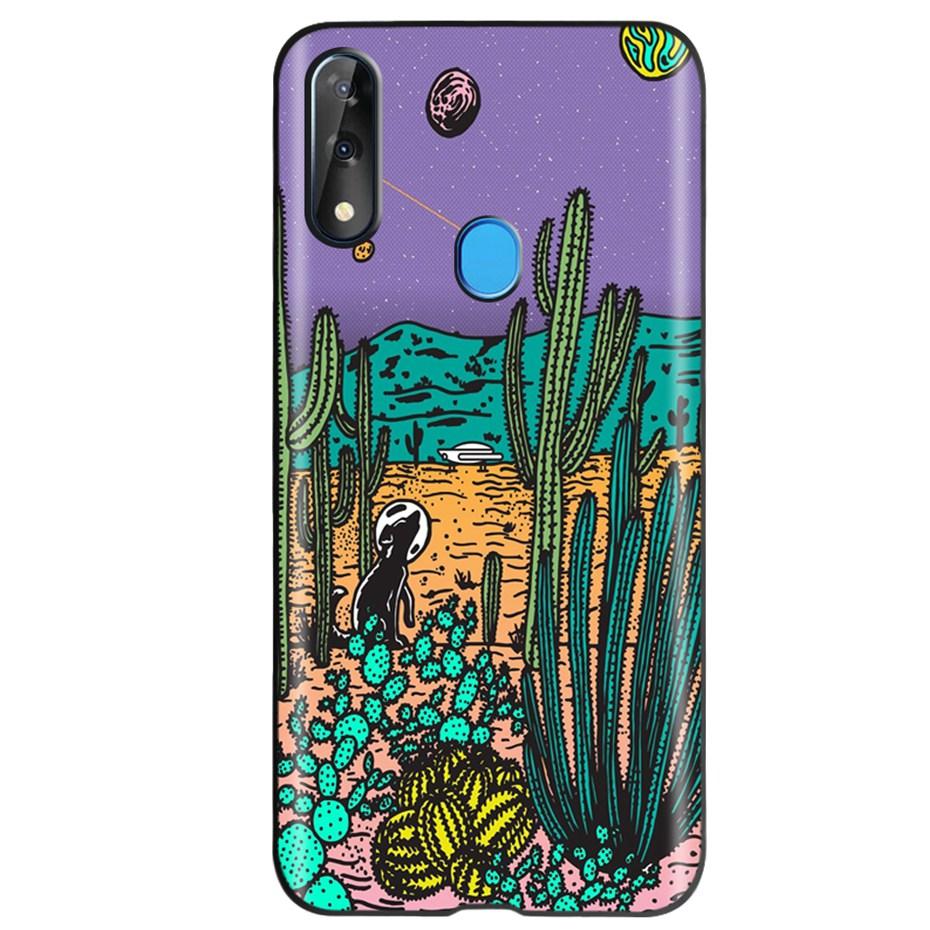 Etui do ZTE Blade V10 Modny Wzór Kwiatowy Serce Etui na Telefon do ZTE Blade V10 Vita V 10 Czarne Silikonowe Miękkie TPU Zderzak
