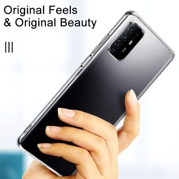 Coque de protection - VCOMP - Oppo A94 5G - UltraSlim - Transparent - Mini Stylet inclus