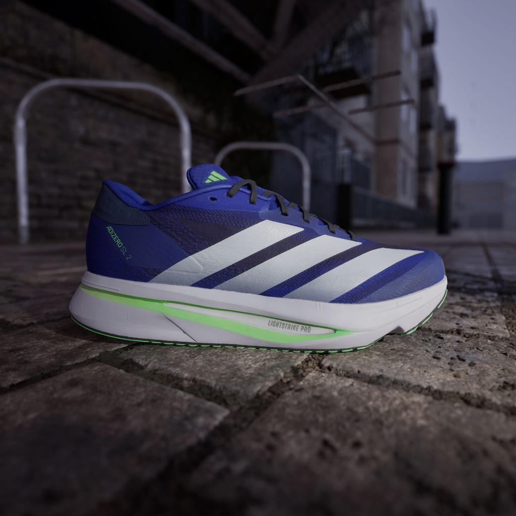 adidas Adizero SL2 Lucid Blue Cloud White Lime Burst