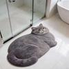 Ginger Cat Bathroom Carpet 40*60cm Bedroom Door Small Rug  Living Room Tea Table Bedside