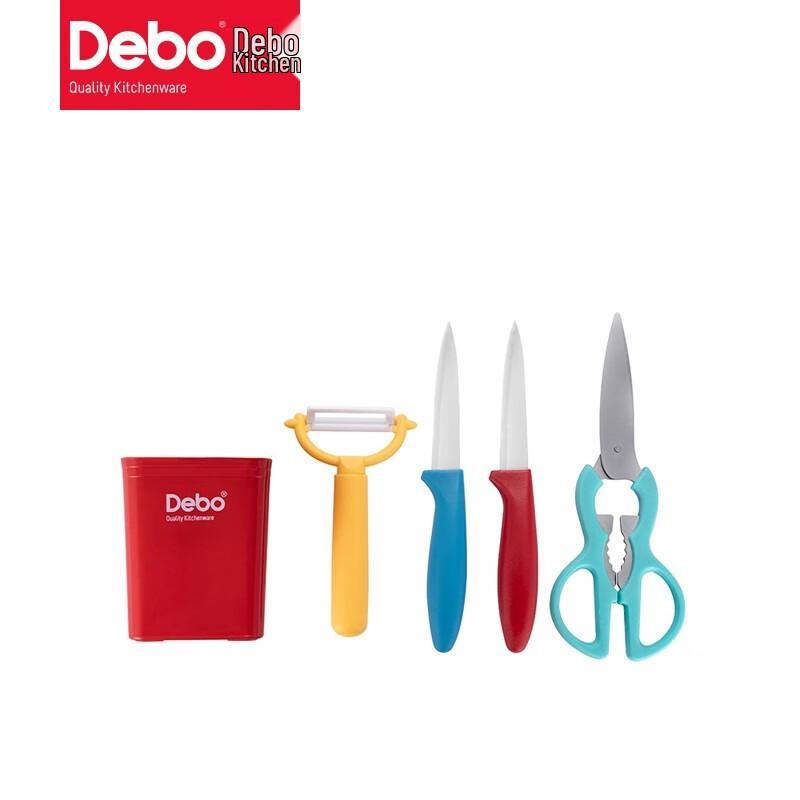 Debo Samantha Stainless Steel Fruit Knife and Peeler Set