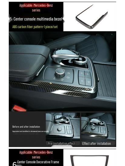 Mercedes GLE/GL/GLS/ML Carbon Fiber Air Vent Sticker