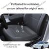 Four Seasons Universal PU Ventilated Seat Cushions For Tesla Model Y YL Juniper 2025+, Split Single Seats & Rear Back Row Set