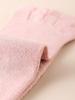 Women's Warm Wool Mid-Calf Five-Toe Socks - Multi-Color, Thick, Cold-Resistant for Autumn and Winter