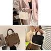 Pu Small Square Bag For Women With Zipper Closure And Street Style For Casual Outings
