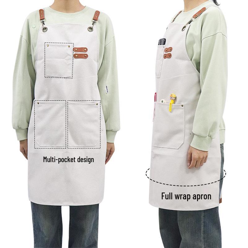 Breathable Waterproof Canvas Apron for Eyelash Extensions and Manicures