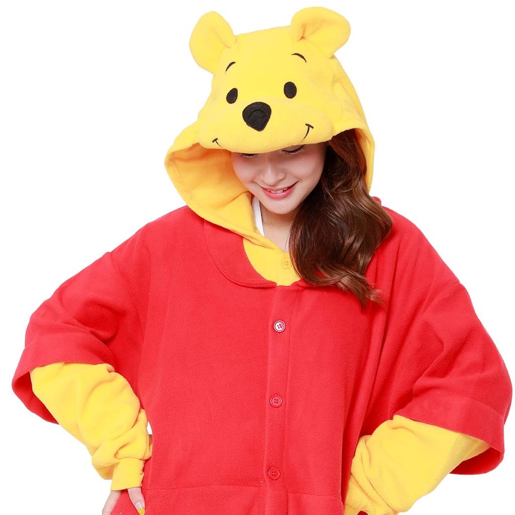 SAZAC Character Fleece Kigurumi Size Fits Disney Winnie the Pooh (One All) -