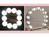 Three-Color Dimming Hollywood Vanity Makeup Light Bulb Set