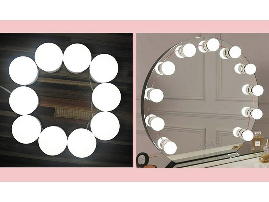 Three-Color Dimming Hollywood Vanity Makeup Light Bulb Set