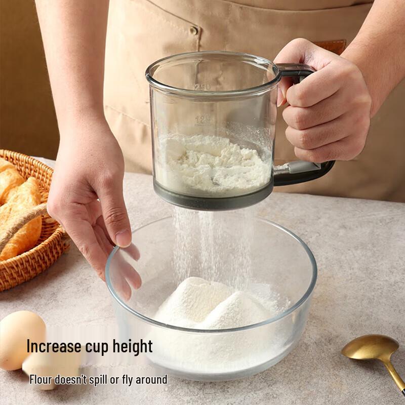 QUANGE Handheld Semi-Automatic Flour Sifter