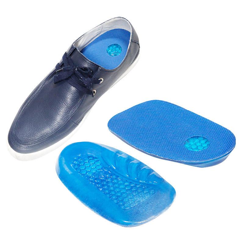 Large Reusable Shock-Absorbing Gel Heel Pad for Men and Women - Pressure Relief & Comfort