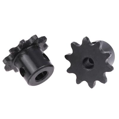 04C Chain Gear 45# Steel 10 Teeth Industrial Sprocket Wheel With Top Wire Bore 5Mm 6Mm 8Mm 10Mm
