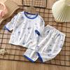 Set Pigiama Bambino Cotone Pigiama Bambino Manica Lunga Pigiama Bambino Indumenti da Notte Pigiama Bambini Cartone Animato Abbigliamento per la Casa