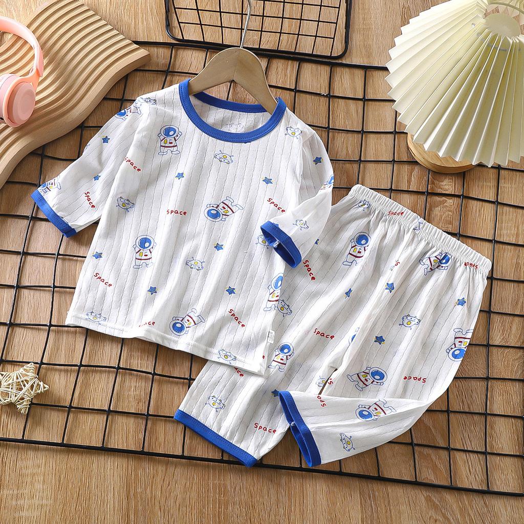 Set Pigiama Bambino Cotone Pigiama Bambino Manica Lunga Pigiama Bambino Indumenti da Notte Pigiama Bambini Cartone Animato Abbigliamento per la Casa