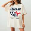 2026 England Football Graphic Soccer Fan Summer TShirt 100Cotton Unisexs Unisexs Y2k Popular Oversized Tshirt Casual ONeck Tee