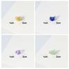Mini Glass Flower Decor Colored Glaze Simulation Floral Handcrafted Floral Sculpture Hand-blown Glass Flower
