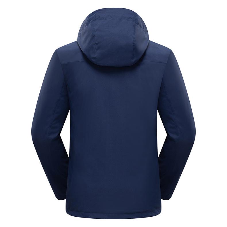 Men's 3-in-1 Waterproof Windproof Mountaineering Suit with Detachable Liner