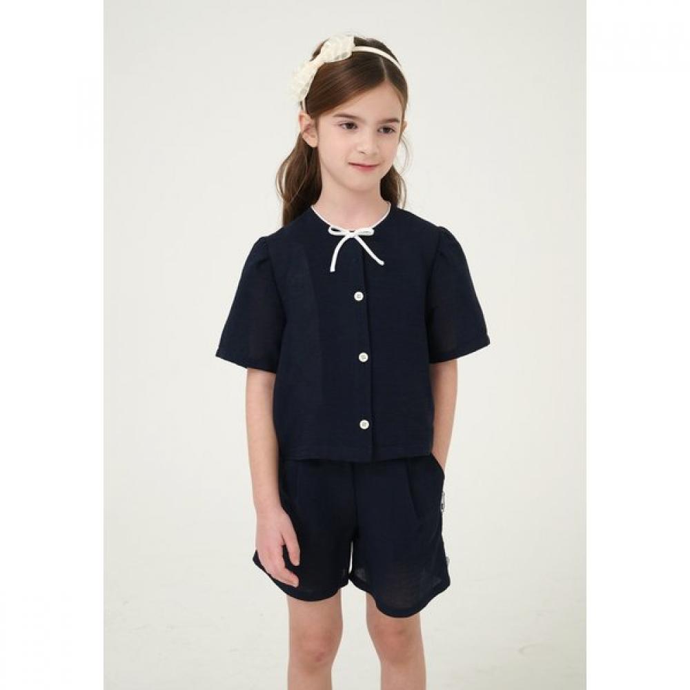 

The Coffee Bean Tea Leaf Navy Pleated Shorts Bz24pt01nv 120