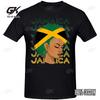 Jamaican Black Girls Jamaica Flag Hair Womens Tee Tops Round Neck ShortSleeve Fashion Tshirt Clothing Basic Tshirts Top