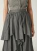 Sheer Tiered Skirt FWFS254003GRY0