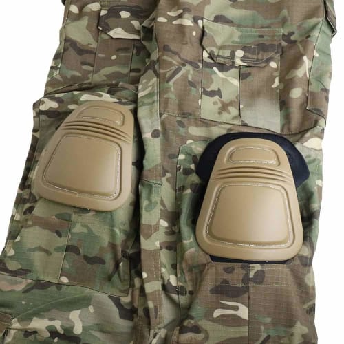 SHENKEL CRYE Type Knee Pads G2 Tan Replacement Pads for Combat Pants, Protectors for Airsoft, Airsoft, and More (pad-004tan)