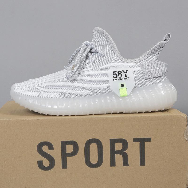 

2025 Новые коричневые туфли Earth Brown Flying Weaving Coconut, дышащие спортивные туфли Flying Weaving, трендовая студенческая универсальная повседневная обувь для женщин 39 серый