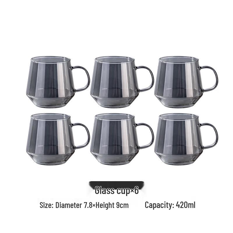 Hanyou Heat-Resistant Glass Water Pitcher & Cups Set