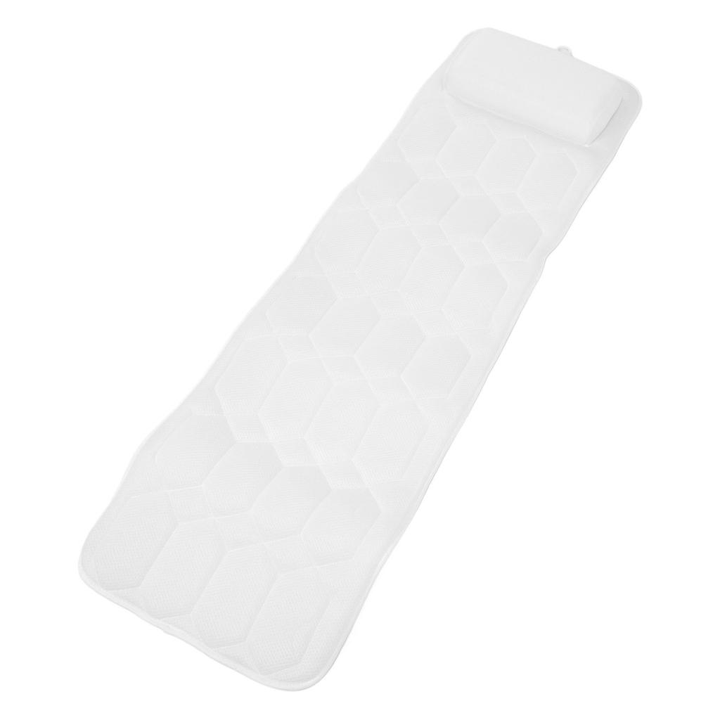 Ganzkörper-Badekissen, rutschfeste Badewannen-Kopfstütze, Kopf- und Nackenstütze, Badewannenkissen mit Saugnapf
