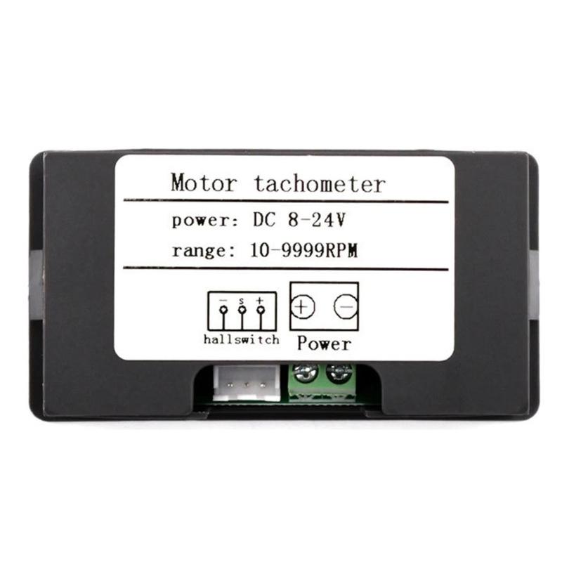 Upgrades Hall Sensors Speed Meter Digital RPM Tester Easy Installation Low Power Consumption Not Interferences for Motors