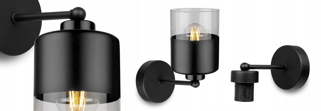 MODERNE KNKIET LAMPE ELEGANTER GLAS-SCHIRM