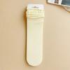 Female Summer Thin Wooden Ear Edge High Elastic Loose Mouth Ice Ice Pile Socks