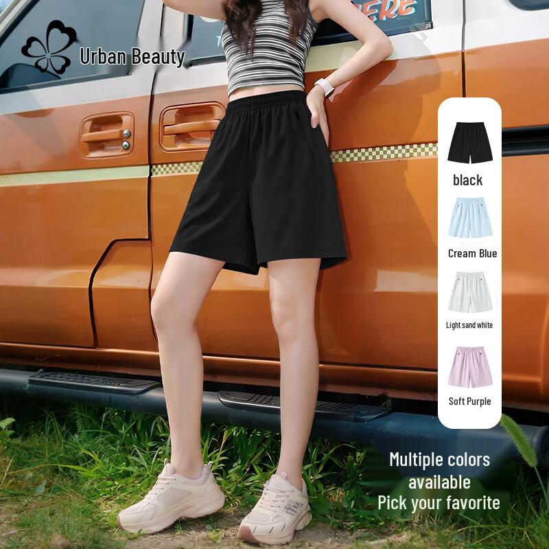 Women s Quick-Dry UV Protection Casual Shorts S