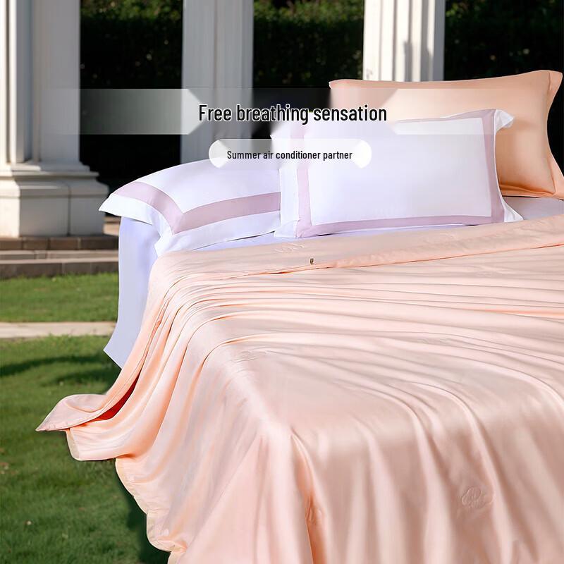 Fuanna Pure Cotton Mulberry Silk Antibacterial Summer Quilt