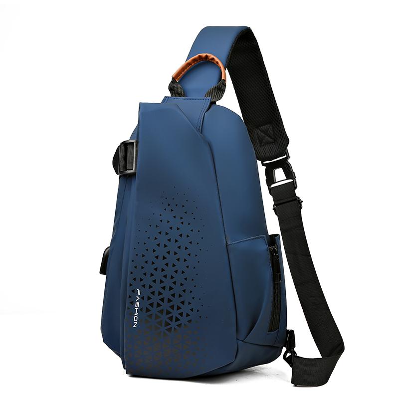 Men's Chest Bags Cloth Casual Crossbody Bag Sports Messenger Bag Travel Outdoor Waterproof Shoulder Bags Sling Bag Waist Bag