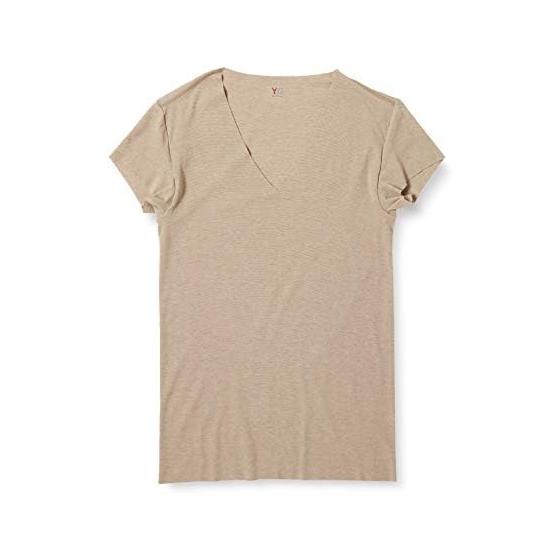 GUNZE Inner YG Cool CUT OFF Series V-neck T-shirt with armpit pads Short sleeve deep V YV1912 Men s